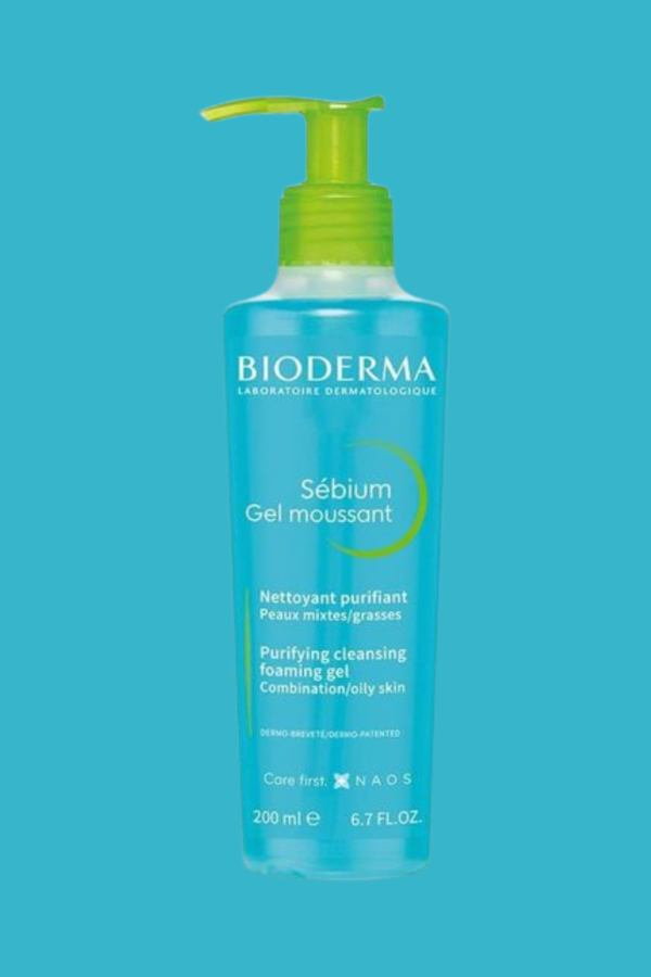 Bioderma Sebium Gel Moussant Purifying Cleansing Foaming Gel for Combination to Oily Skin 200ml