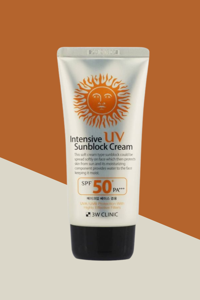 3W Clinic Intensive UV Sunblock Cream SPF50 PA+++ 70ml