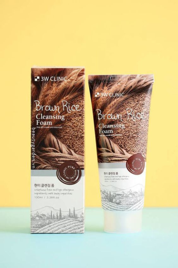 3W Clinic Brown Rice Cleansing Foam 100ml