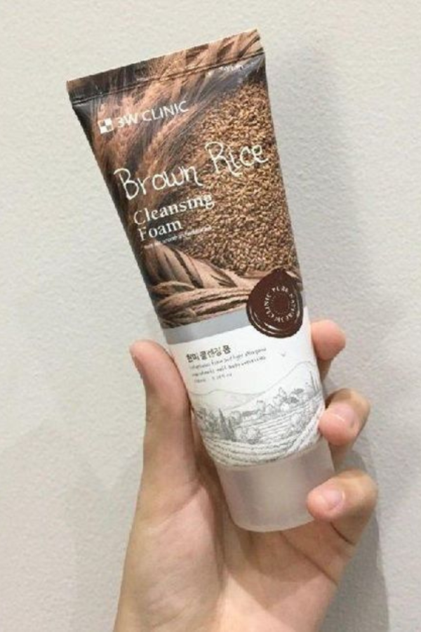 3W Clinic Brown Rice Cleansing Foam 100ml - Image 2