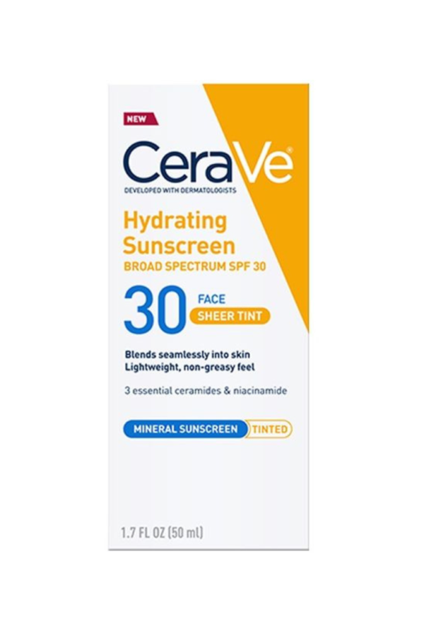 CeraVe Hydrating Mineral Sunscreen Broad Spectrum SPF 30 50ml